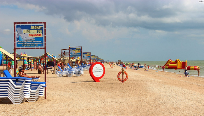 Пляж в станице Должанской