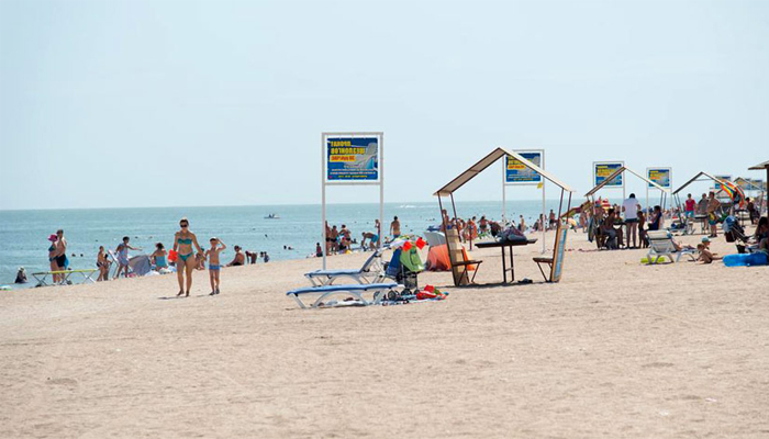 Пляж в станице Должанской