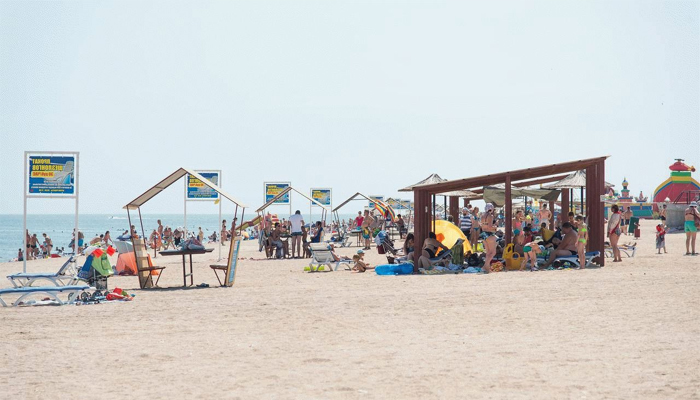 Пляж в станице Должанской